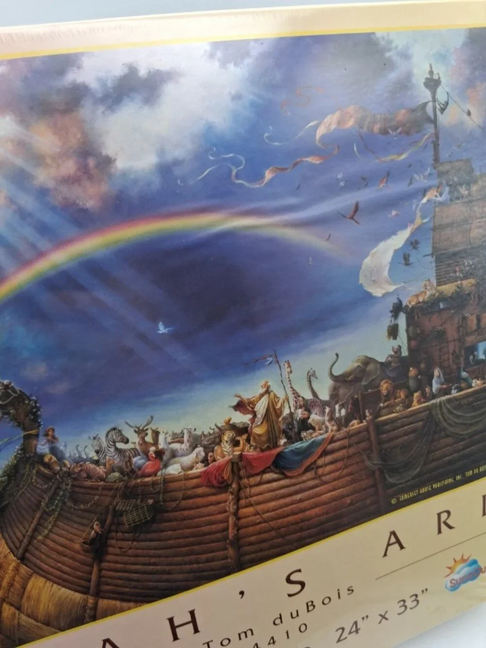 Noah's Ark 1500 Piece Jigsaw Puzzle by Tom DuBois 24